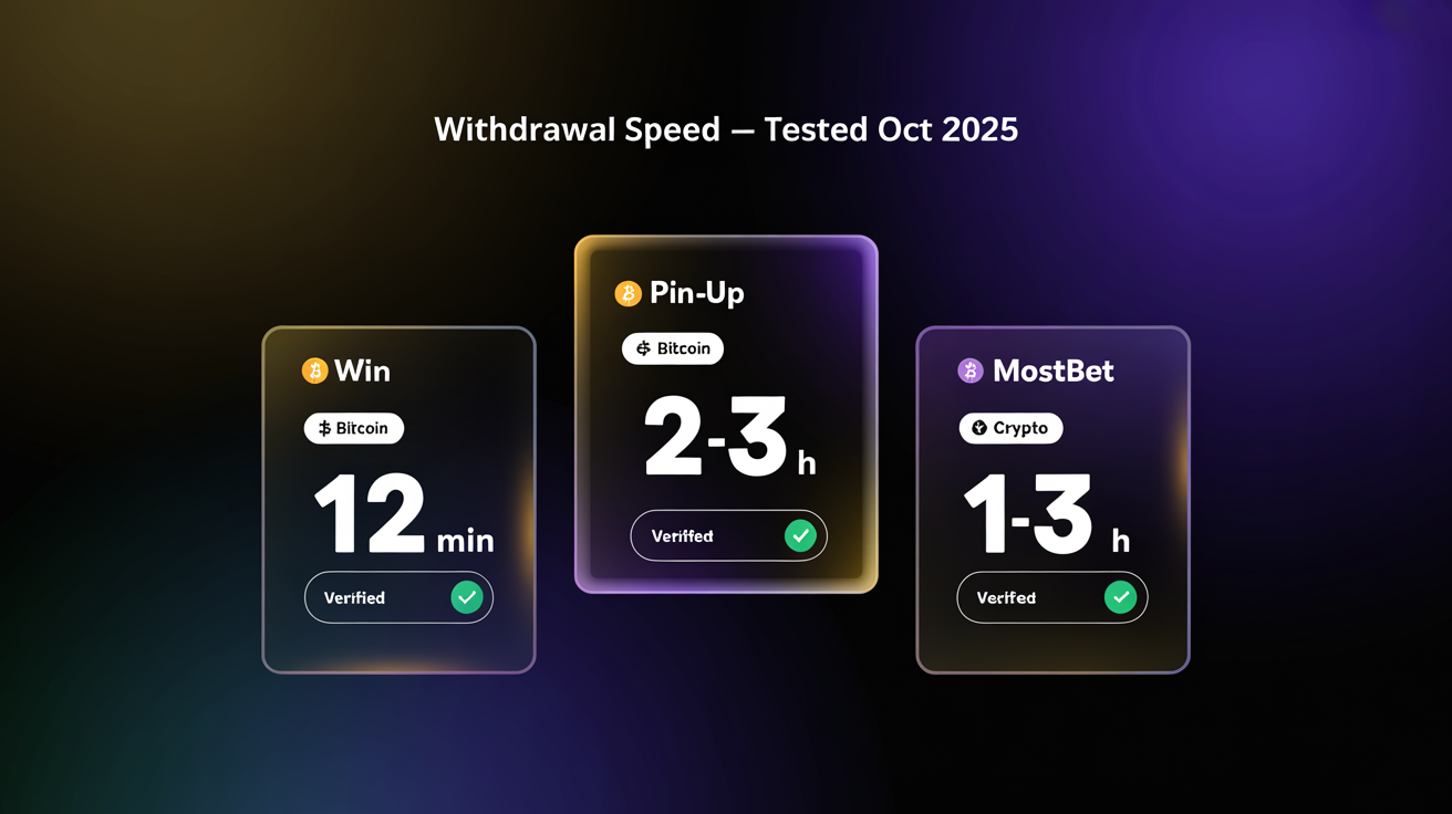 Casino withdrawal times comparison chart